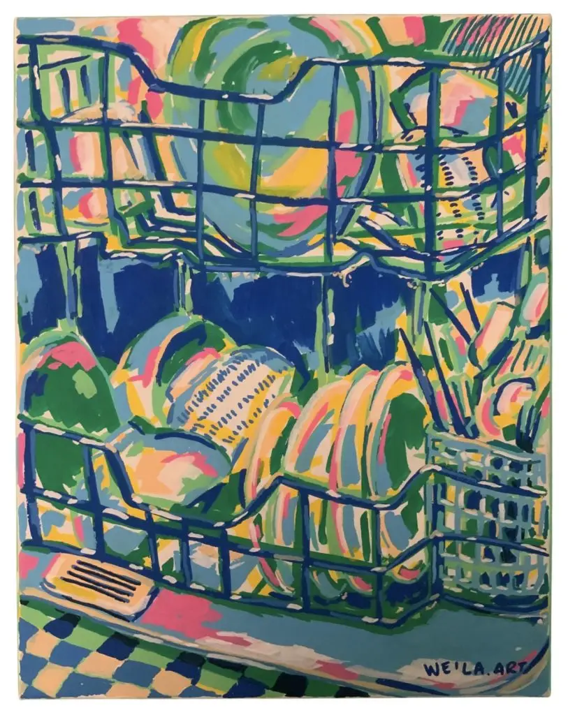 Clean dishes