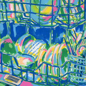 CLEAN DISHES PRINT